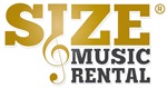 Size music rental logo b
