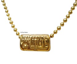 Necklace - Gold plated 
