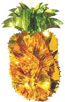 Metallic Pineapple - 2 per pack