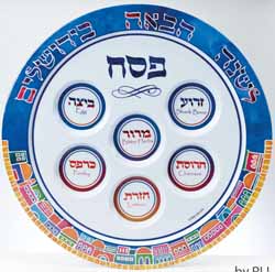 Jerusalem Melamine Seder Tray
