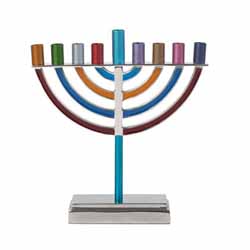 Chanukah Menorah Classic Multicolor