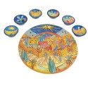 Seder Plate Jerusalem - Emanuel Painted