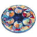 Seder Plate Jerusalem - Emanuel Painted Royal range