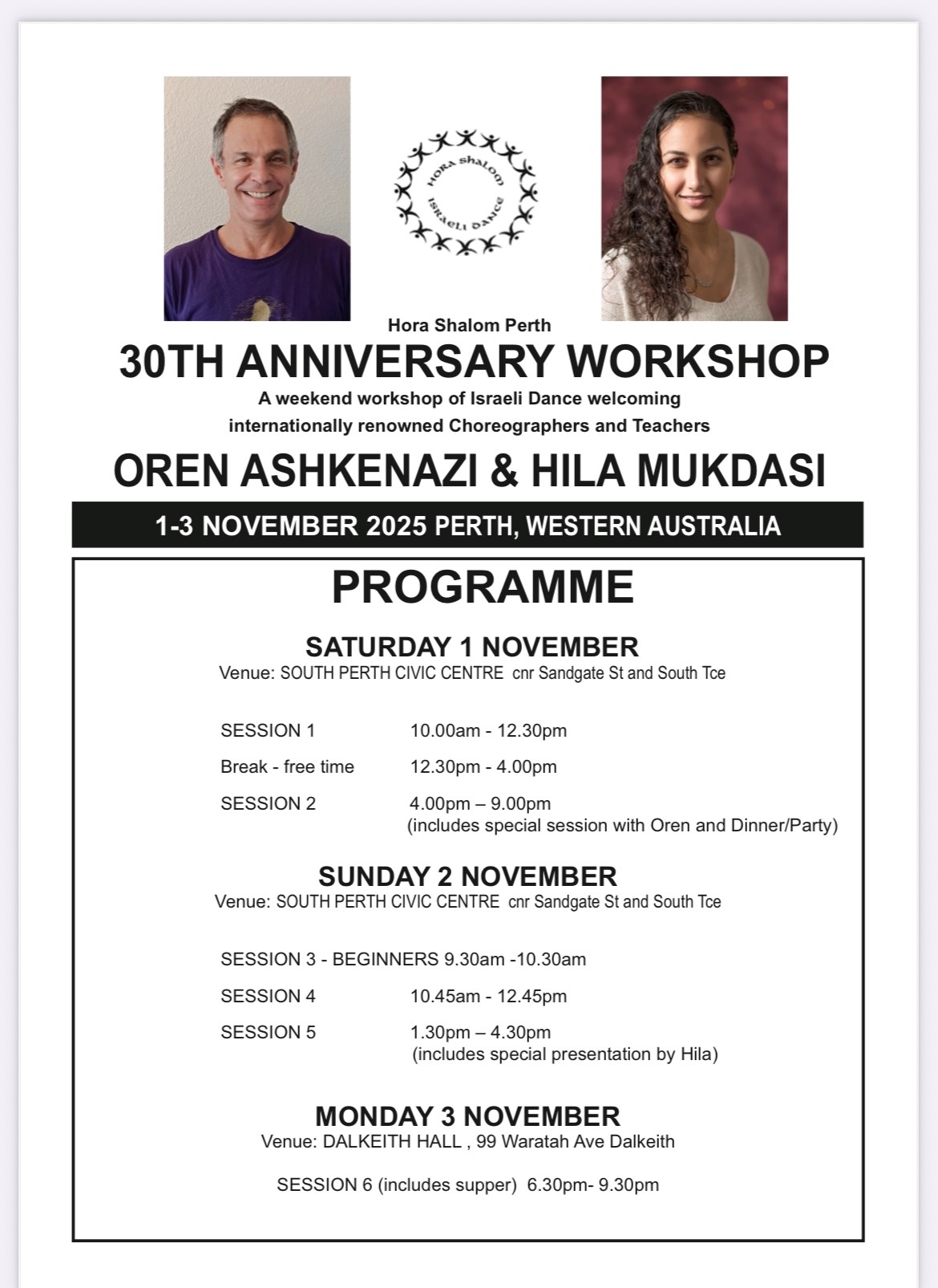 30TH ANNIVERSARY WORKSHOP