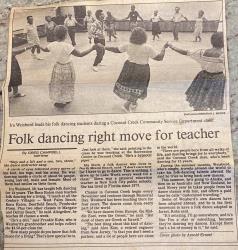Newspaper article from 1987 - 2