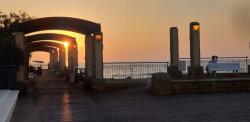 Nahariya:  on the quay at sunset