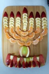 Fruit Menorah