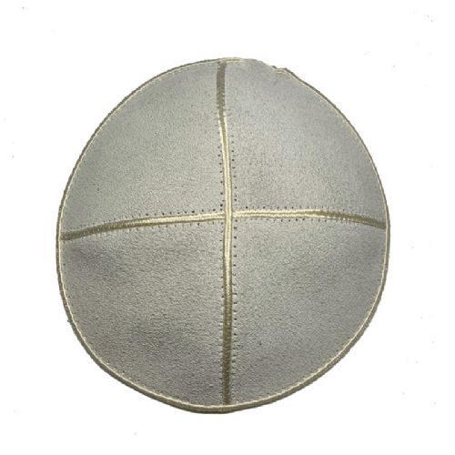 Kippah - suede - CREAMY WHITE