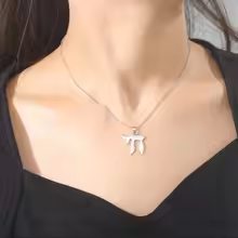 NECKLACE:  Chai - Silver BACK IN STOCK December 2025